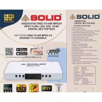 Diwali Offer SetupBox SOLID HDS2X6165 H265 10Bits HEVC DVBS2X Full