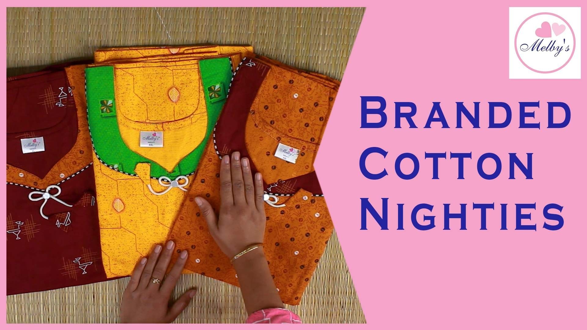 Buy Collar Nighties Online Kerala at Melbys Clothing Store